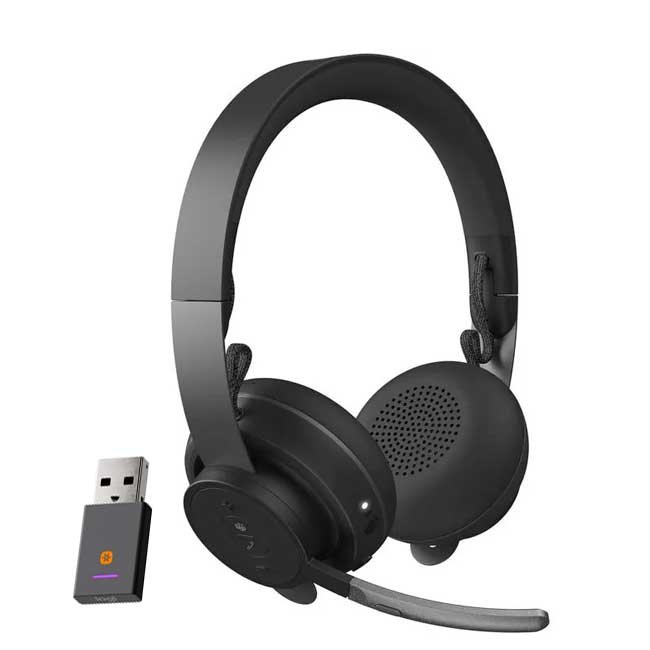 Audífono Logitech Zone Wireless con Micrófono y Cancelación de Ruido – Certificados para Microsoft Teams y Bluetooth B2B