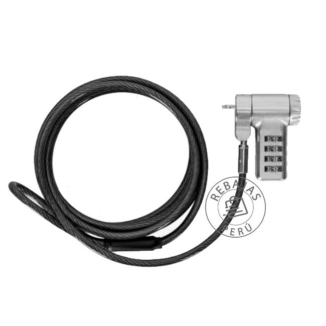 Cable de Seguridad Targus ASP96RGLX con Llave – Compatible con Ranura Kensington Universal