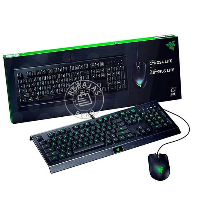 Combo Razer Cynosa Lite + Abyssus Lite SP | Teclado y Mouse Gamer con Iluminación Chroma RGB