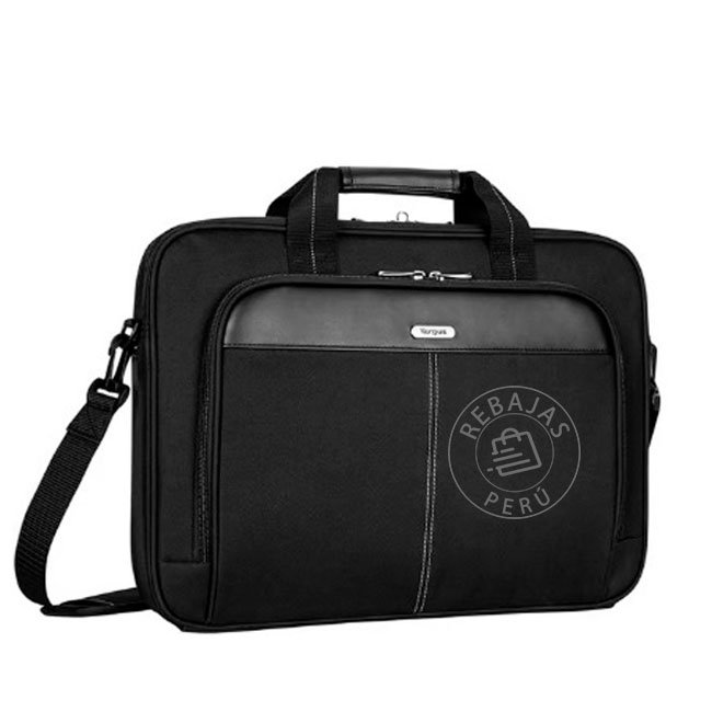 Maletín Targus Classic Slim 16" Negro | Funda para Laptop Ligera y Profesional (TCT027US)