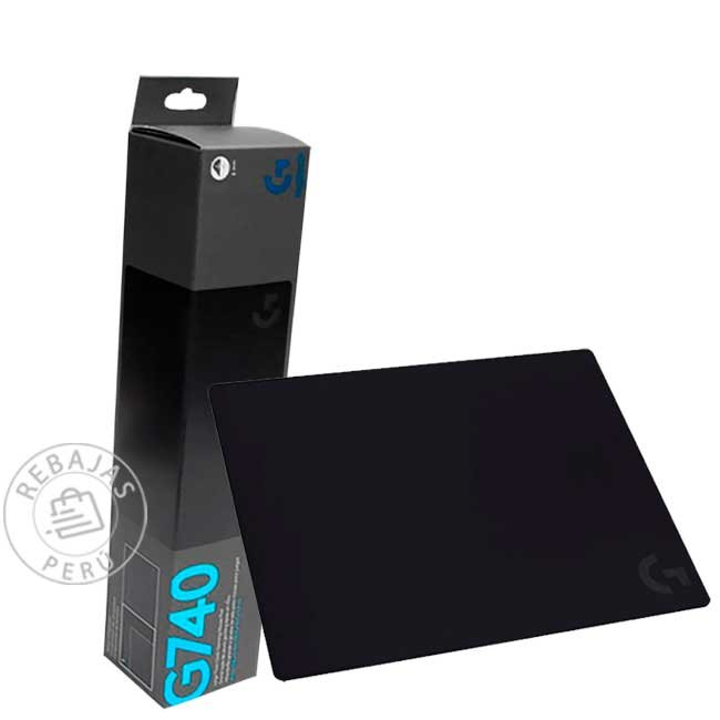 Logitech G740 Mouse Pad de Tela Tamaño Grande - Negro | Precisión para Gaming Profesional