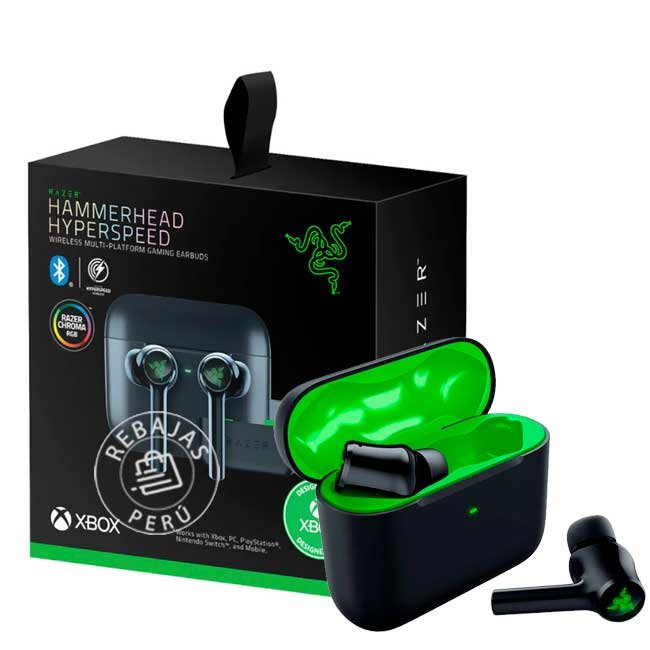 Razer Hammerhead HyperSpeed – Audífono Gamer Inalámbricos USB-C/Bluetooth con Micrófono y RGB