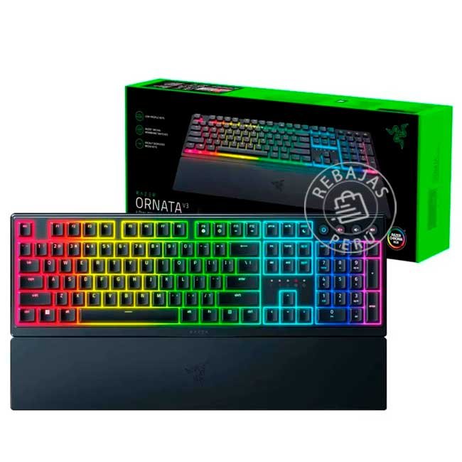 Razer Ornata V3 TKL Mecha-Membrane RGB – Teclado Low Profile Tenkeyless con Chroma RGB