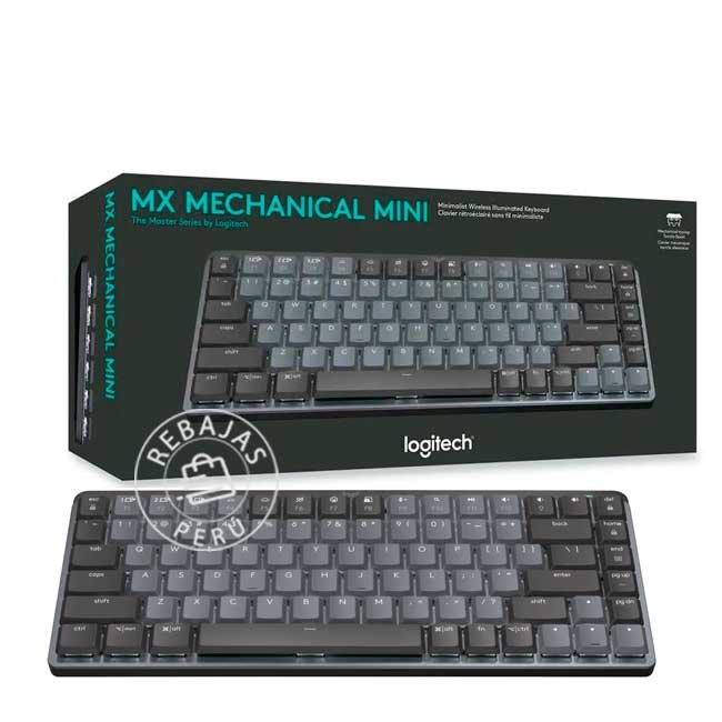 Logitech MX Mechanical Mini Teclado Mecánico Compacto Inalámbrico