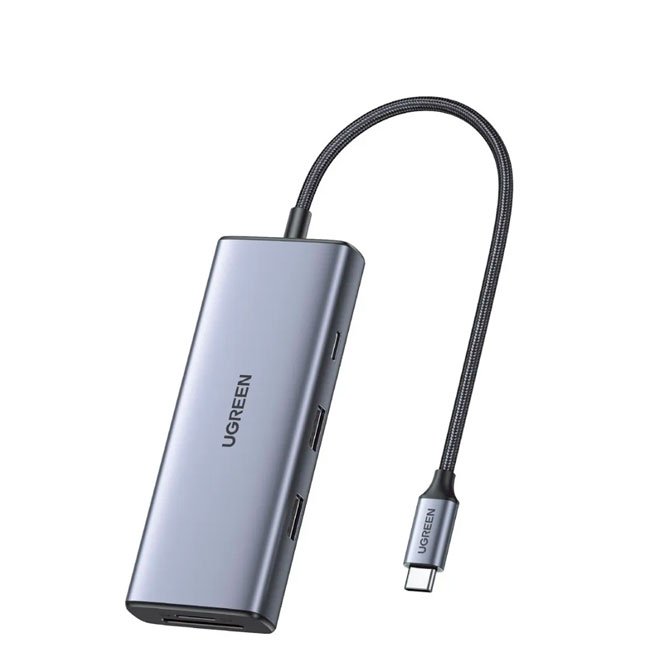 Adaptador HUB USB-C UGREEN – 1 USB-C 3.2, 2 USB-A 3.2, HDMI 1.4, SD/TF