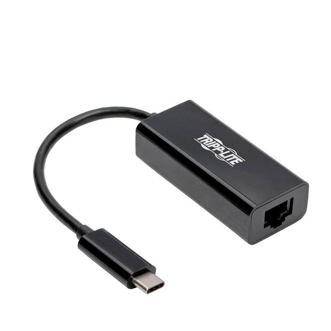 Adaptador de Red Tripp-Lite U436-06N-GB USB-C a Gigabit Ethernet con Thunderbolt 3, 1 Gbps, Negro
