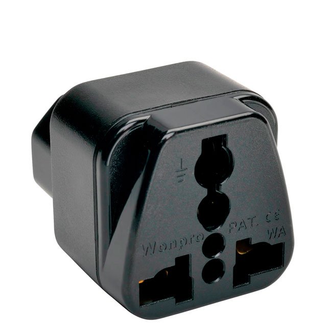 Adaptador de Tomacorriente Universal Tripp Lite UNIPLUGINT con Conexión IEC 320 C14