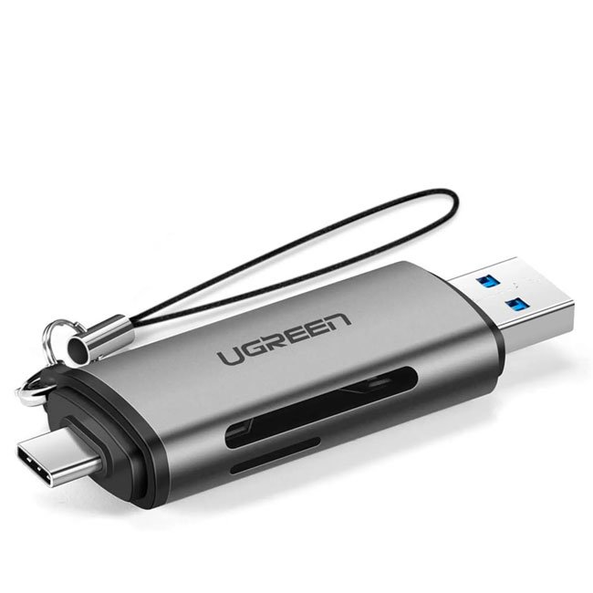 Adaptador USB 3.0 con Lector de Tarjetas SD/MicroSD CM185 (50706)