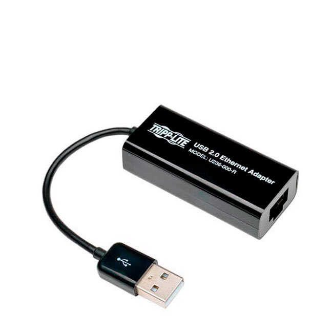 Adaptador USB 2.0 a Ethernet Tripp-Lite U236-000-R 10/100 – Conexión de Red Rápida