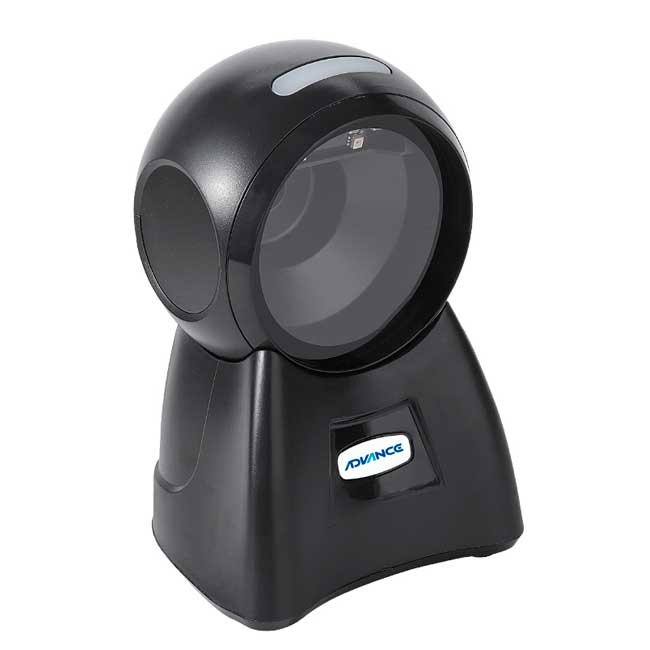 Escáner Plataforma ADVANCE ADV‑6012 – Lector QR y Códigos de Barras USB, Sensor 640×480