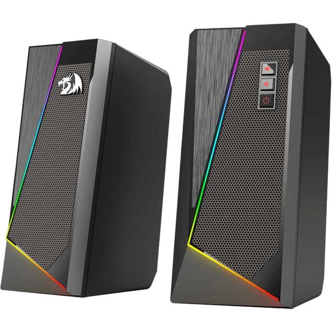 Altavoces Redragon ANVIL GS520 BLACK RGB Estéreo 10W USB y Jack 3.5mm 2.0 Canales