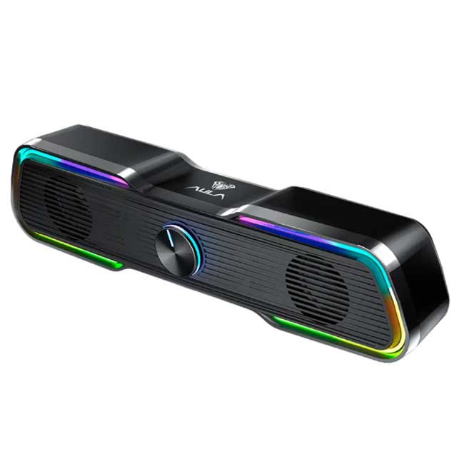 Parlante Bluetooth Aula N‑169B BT RGB 2.0 – USB + Jack 3.5 mm, 6 W RMS, Control Volumen