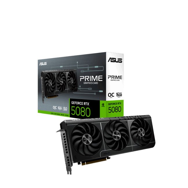 Tarjeta de Video  PRIME-RTX5080-O16G ASUS GeForce RTX 5080 16GB GDDR7 PCIe 5.0 