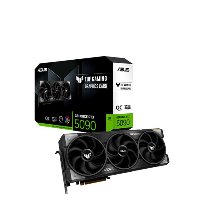 Tarjeta de Video ASUS TUF Gaming RTX 5090 OC 32GB GDDR7 PCIe 5.0 – Ultra Rendimiento y Ray Tracing