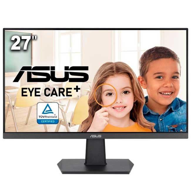 Monitor ASUS VA27EHF 27” Full HD IPS, 100Hz, 1ms, HDMI, Low Blue Light y Flicker-Free – Ideal para Trabajo y Entretenimiento
