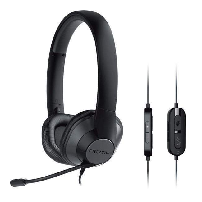 Audífonos con Micrófono Creative HS-720 V2 USB-A 30mm