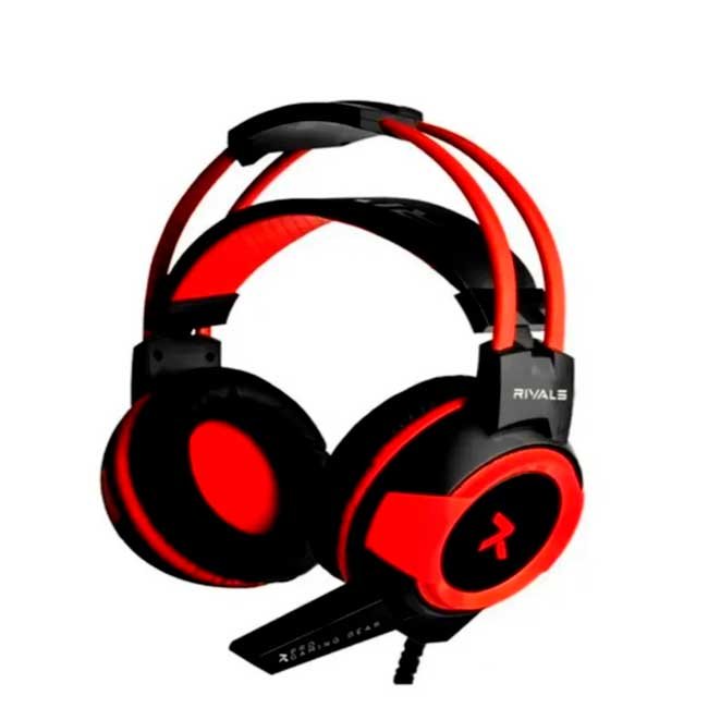 Audífono Rivals Mercury 5.1 Sound Rojo con Sonido Surround y Micrófono Integrado