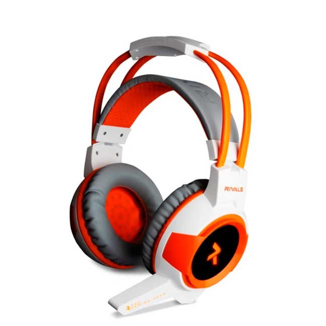 Audífono Rivals Mercury 5.1 Sound Orange - Sonido Surround 5.1 y Diseño Ergonómico