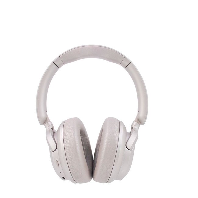 Audífonos Inalámbricos TEROS TE-8038NE con Cancelación de Ruido ANC, Bluetooth 5.4, USB-C, Color Natural Titanium