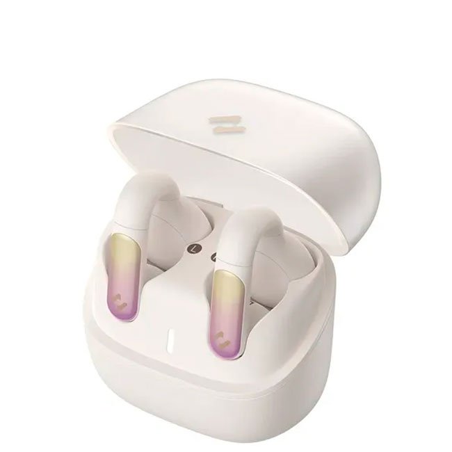 Audífono Inalámbrico TWS TW980 Beige Bluetooth 5.3 – 6.5h Batería