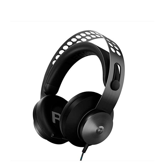audifono Lenovo Legion H300 Gaming con conector 3.5mm – Sonido estéreo, micrófono y diseño ergonómico
