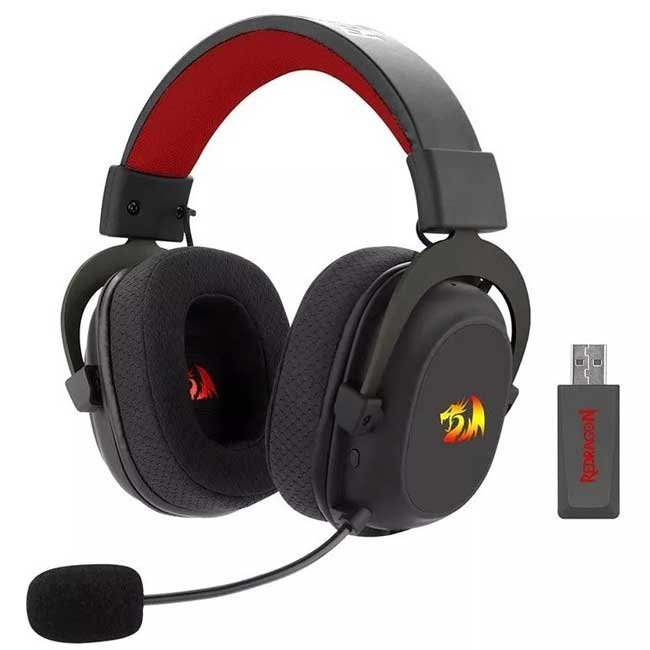 Auriculares Gamer Redragon Zeus X PRO H510-WL Wireless 7.1 RGB con Micrófono Desmontable y Conexión Bluetooth