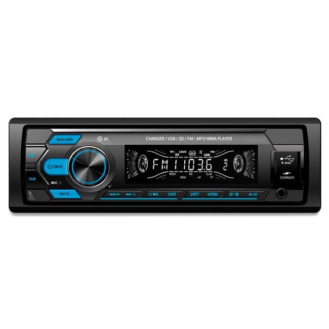 Autoradio ALPINE NWT503 FM/AM con Bluetooth, USB, SD, AUX, Control Remoto y 7 LED