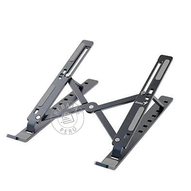 Base Genius G-Stand M250 Plegable de Aluminio para Notebook, Tablet y Smartphone hasta 17"