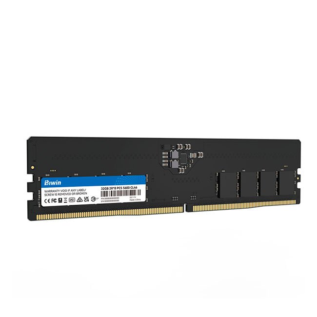 Memoria ram Biwin UDIMM, 32GB DDR5-5600, 2R*8, CL46, 1.10V, 288 Pin