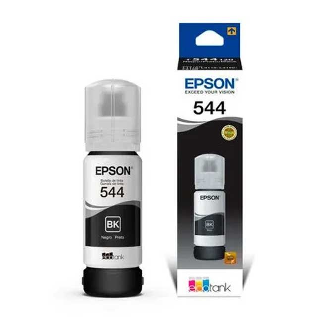 Botella de tinta Epson T544120‑AL negro para impresoras Ecotank L3110 – alta capacidad