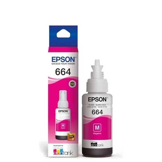 Botella de Tinta Epson T664320-AL Magenta para L200 | Rendimiento y Calidad