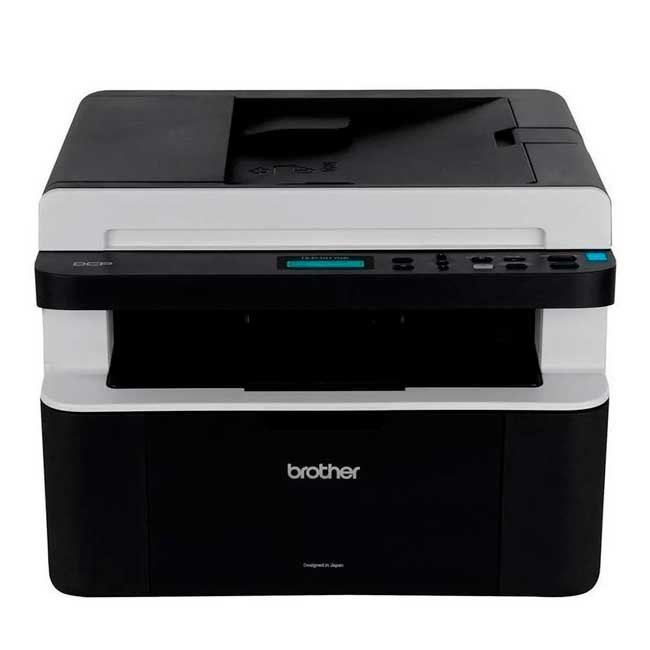 Brother DCP-1617NW Impresora láser multifuncional monocromática con Wi-Fi, 21 ppm, ADF, 150 hojas