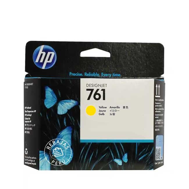 Cabezal HP 761 Yellow original CH645A | Alta calidad y rendimiento