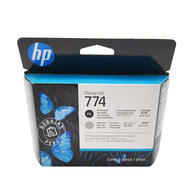 Cabezal HP P2W00A 774 Black/Light Gray Z6810 | Original y Preciso