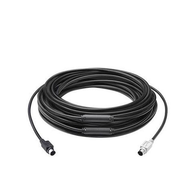 Cable de Extensión Logitech 10M Negro para Cámara GROUP – Videoconferencia Profesional B2B