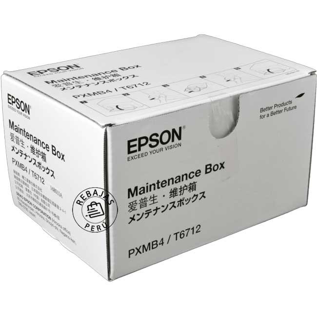 Caja de mantenimiento Epson T671200 para impresora WF-6090 original