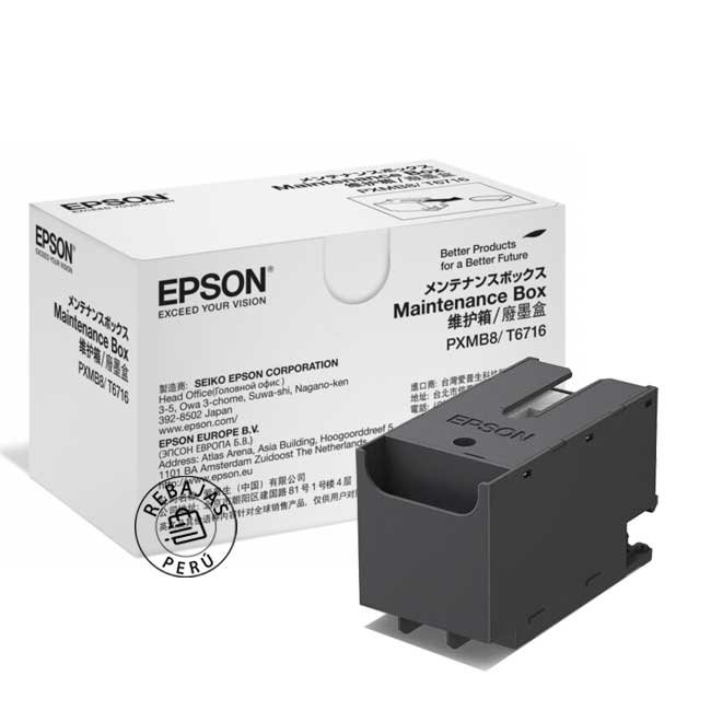 Caja de Mantenimiento Epson T671600 – Repuesto Original para Epson