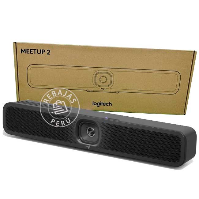 Cámara Logitech MeetUp 2 USB-C Full HD para Salas Pequeñas