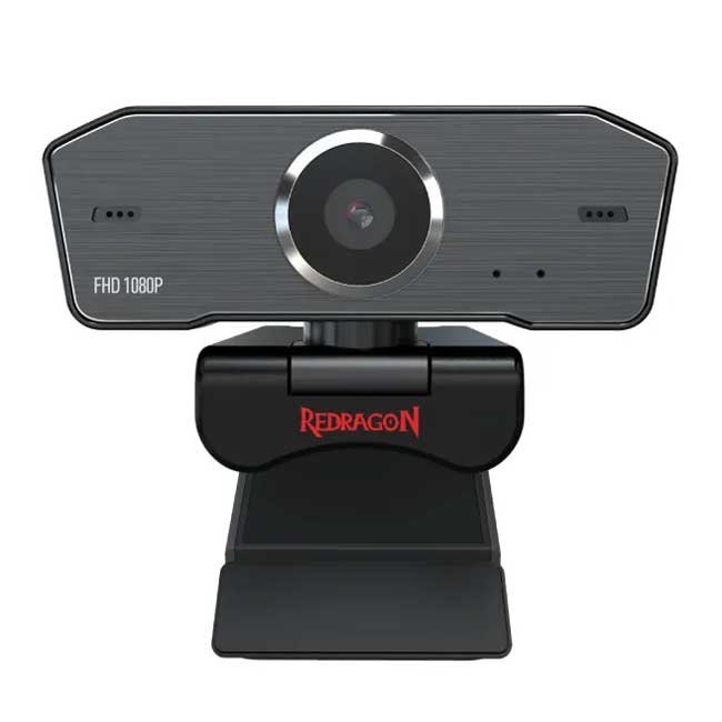Cámara Web Redragon GW800 HITMAN 1080p 30fps Micrófono Dual Enfoque Fijo USB