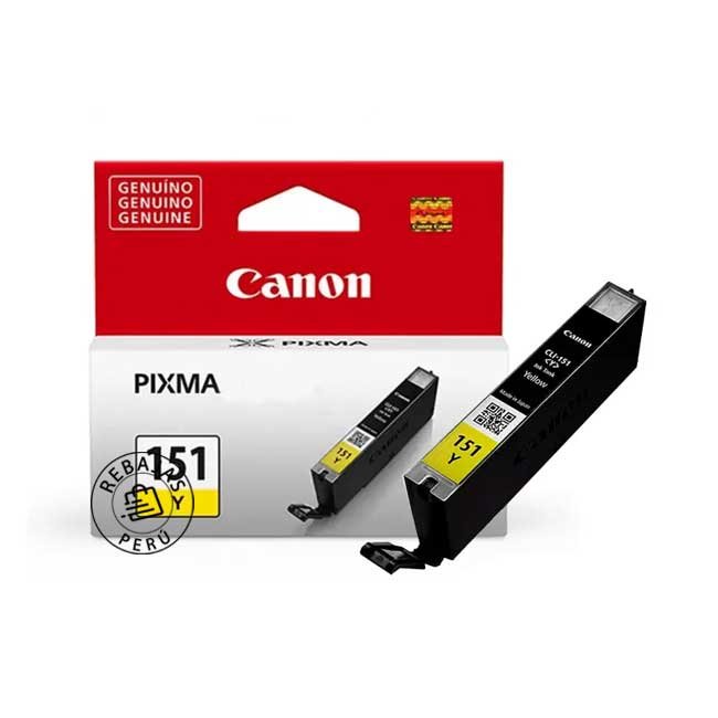 Tinta Canon CLI-151 Yellow original para MG-6210, 5410, IP-7210