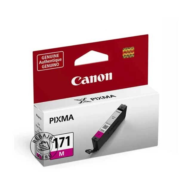 Tinta Canon CLI-171 Magenta original para impresoras Canon de alta calidad