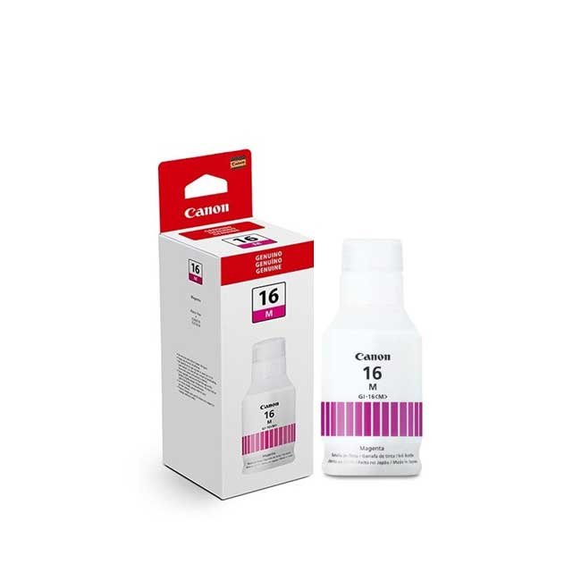 Tinta Canon GI-16 M Magenta Botella Original para Impresoras Canon