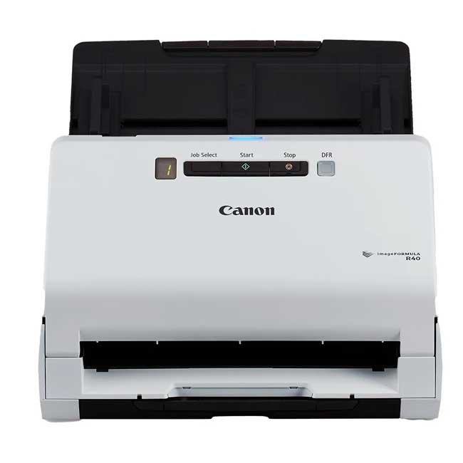 Canon imageFORMULA R30: Escáner de documentos A4 compacto con ADF de 60 hojas y escaneo a doble cara