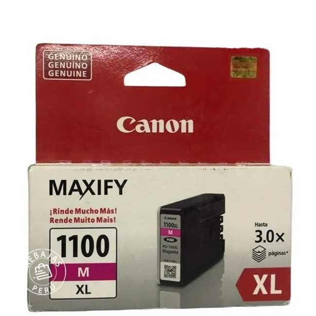 Tinta Canon PGI-1100XL Magenta original para impresora MB2010