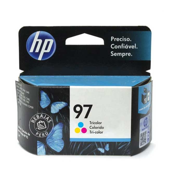 Tinta HP 97 Tricolor Original C9363WL para impresoras HP DeskJet