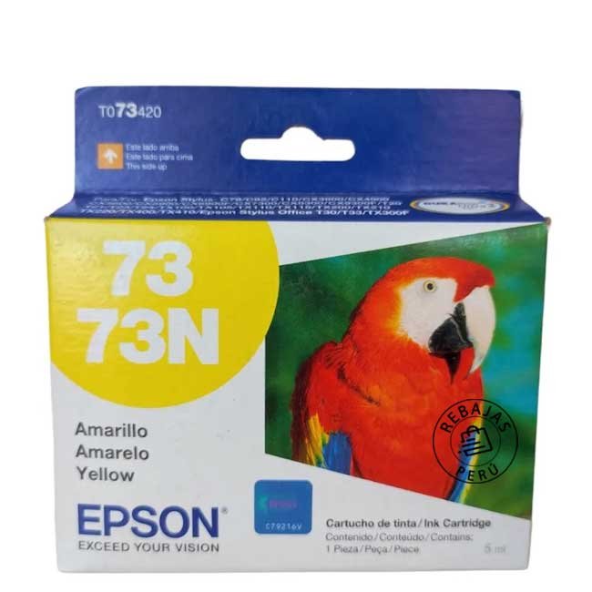 Tinta Epson T073420-AL Yellow original para impresoras C79 y CX3900