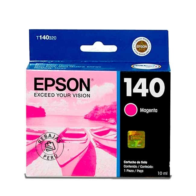 Tinta Epson T140320-AL Magenta Original para Impresora TX525FW