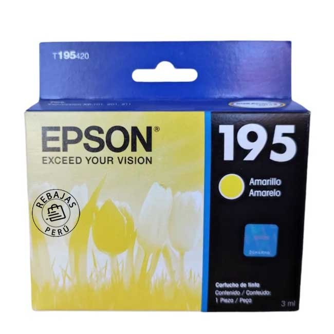 Tinta Epson T195420-AL Yellow Original para Impresora Epson XP-201