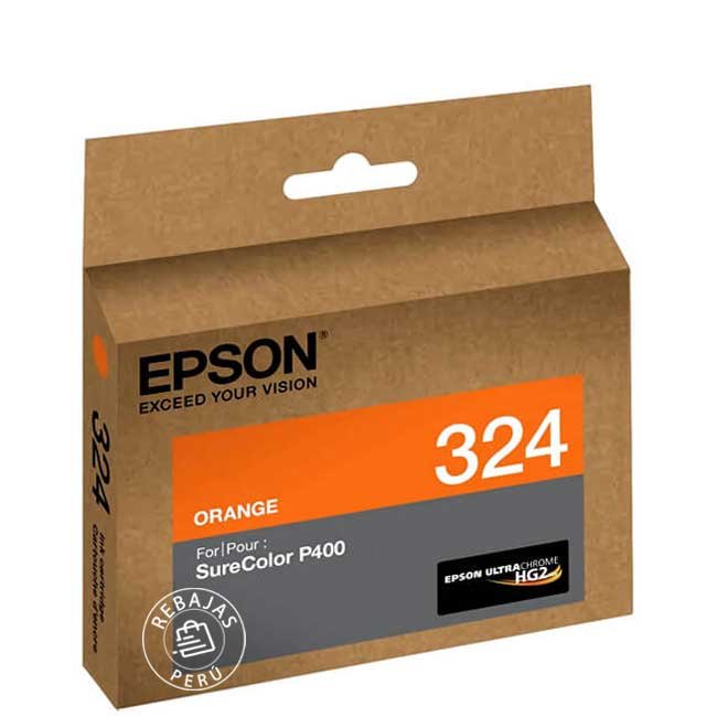 Tinta Epson T324920 UltraChrome Orange original de alta calidad