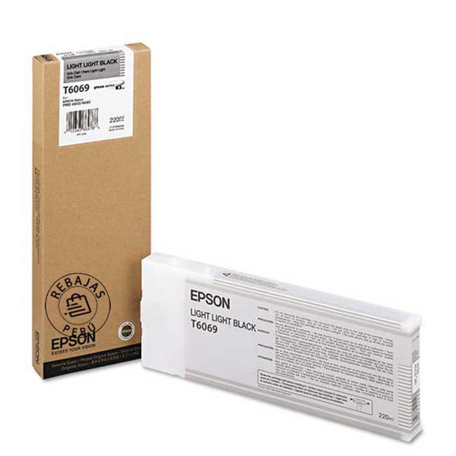 Tinta Epson T606900 Light Light Black para SP4800 | Calidad y Durabilidad Garantizada
